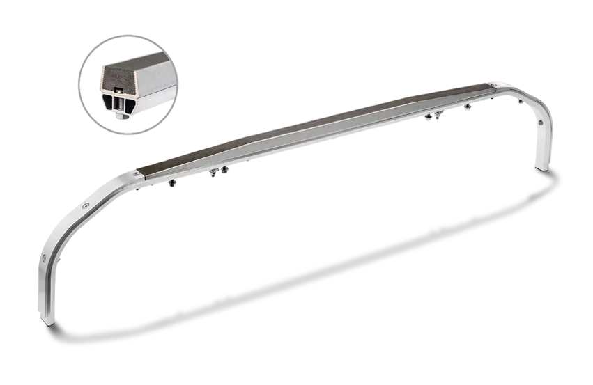  Multicomponent carbon strip LCC/RAMS-optimized for railway applications