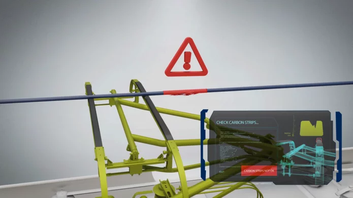   Schunk OnTrack Monitoring with Sensors to monitor hard spots on overhead line