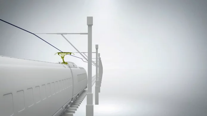  shows animated train including OnTrack Monitoring