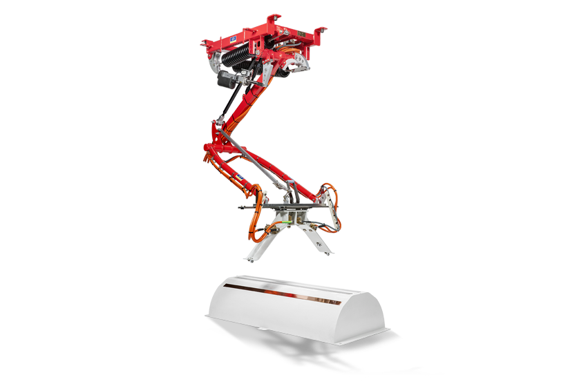 Schunk Smart Charging invertierter Pantograph SLS201 fuer elektrische Fahrzeuge mit Dome Interface