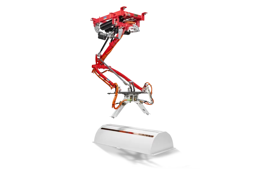  Schunk Smart Charging inverted pantograph SLS201 for electric vehicles with dome interface