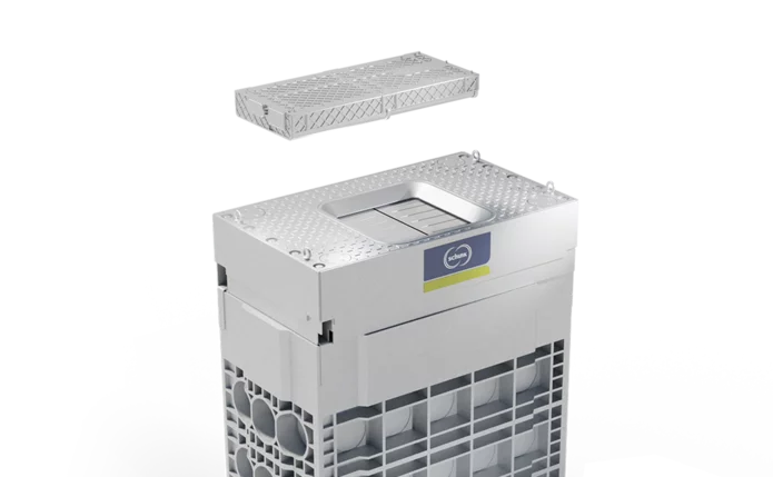  Schunk Smart Charging automated charging system with vehicle detection system