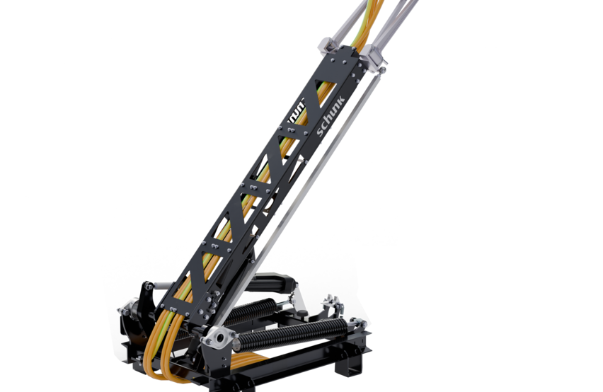  Dachstromabnehmer SLS 104 von Schunk Transit Systems für zuverlässige Stromübertragung im Schienenverkehr