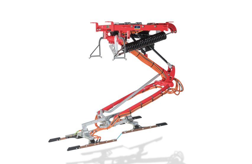   Schunk Smart Charging invertierter Pantograph SLS201 fuer elektrische Fahrzeuge