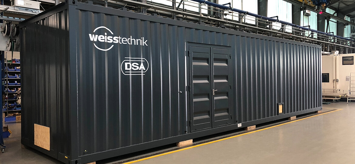  The mobile test laboratory from Weiss Technik enables standard-compliant testing and meets all the necessary safety requirements.