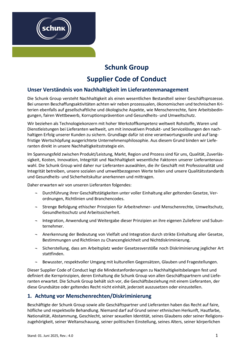 Supplier Code of Conduct