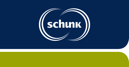 Unternehmenslogo der Schunk Group im Firmendesign
