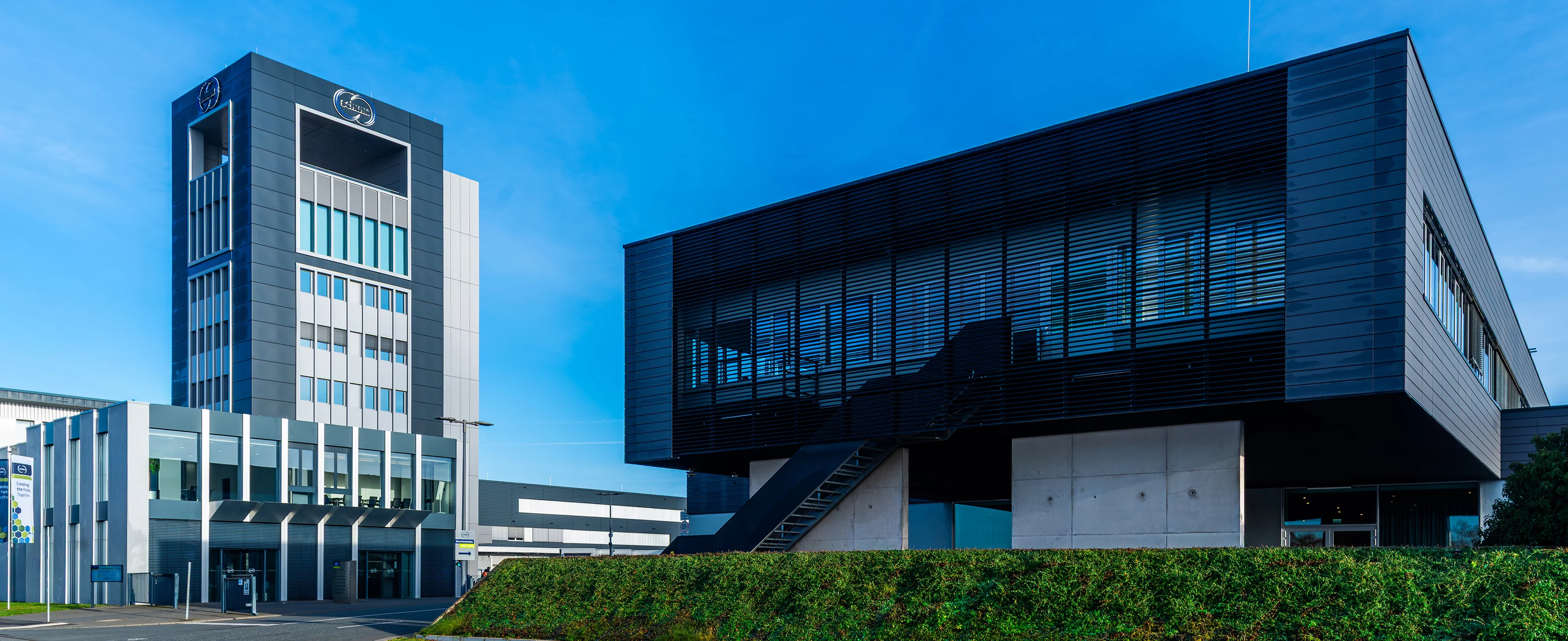 The corporate headquarters of the Schunk Group in Heuchelheim - employees and visitors are located on the company premises