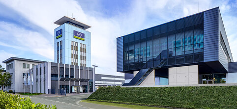   The corporate headquarters of the Schunk Group in Heuchelheim