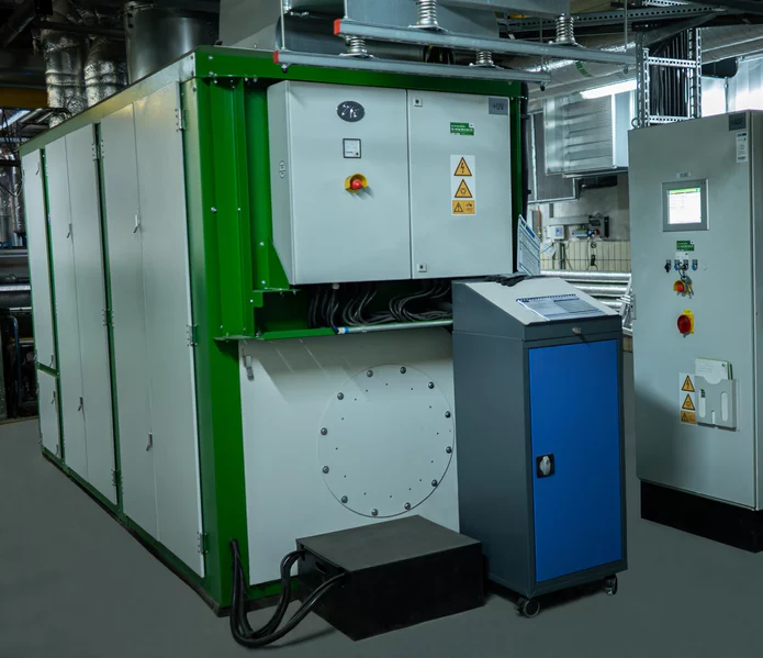 Blockheizkraftwerk am Standort Heuchelheim der Schunk Group