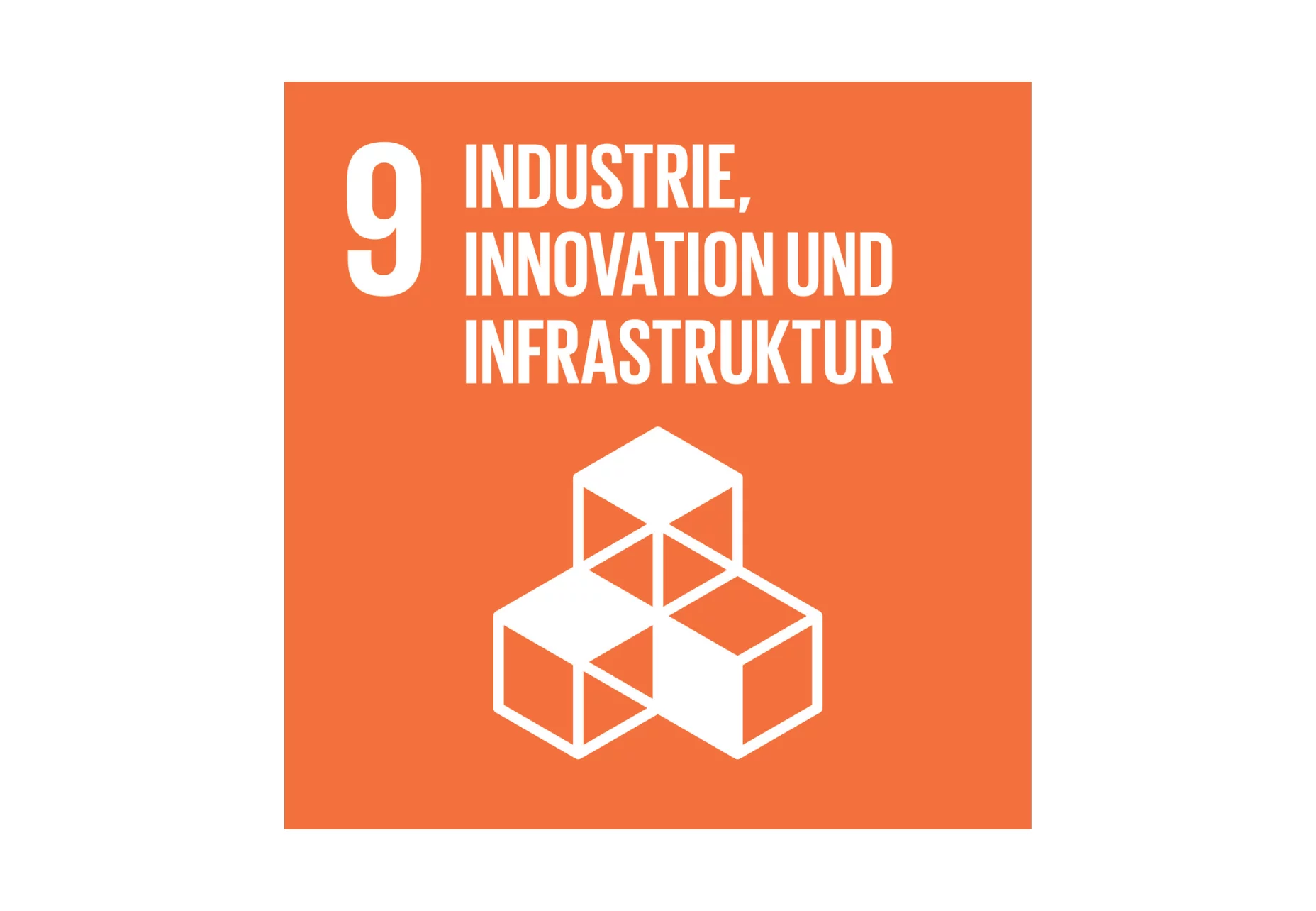  Oranges Icon Innovation, Industrie und Infrastruktur