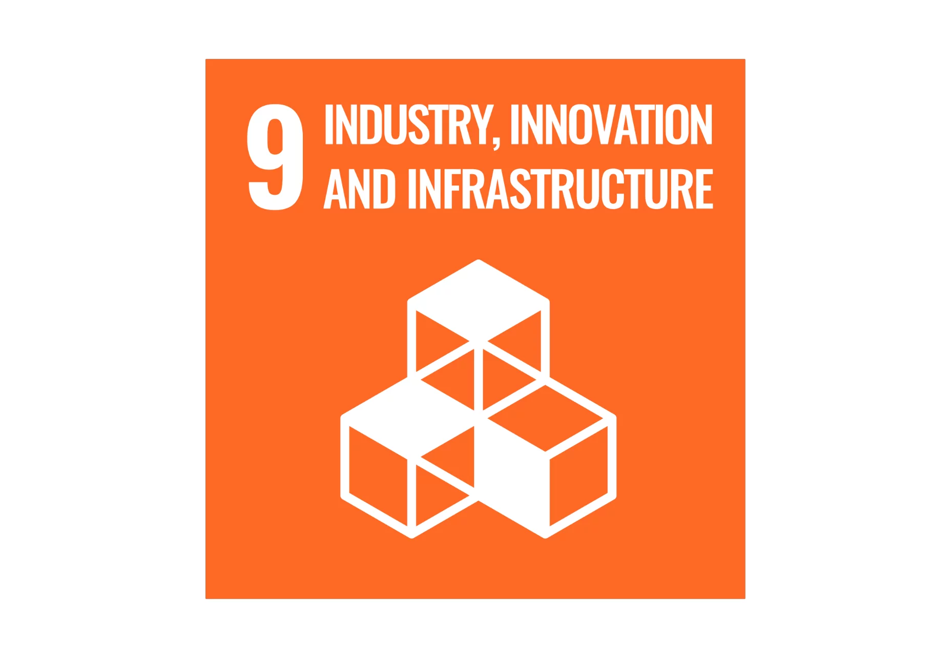  Orange Icon Industrie, Innovation and Infrastructure