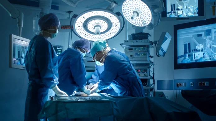  surgical team during an operation