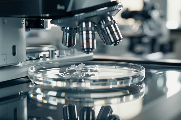  high-precision microscope manufactured using the metal powder injection molding process