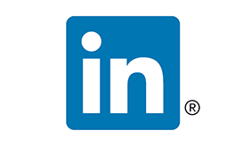  Brand logo of the social career network LinkedIn