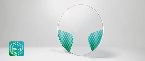      Lens with OMD Technology Icon
