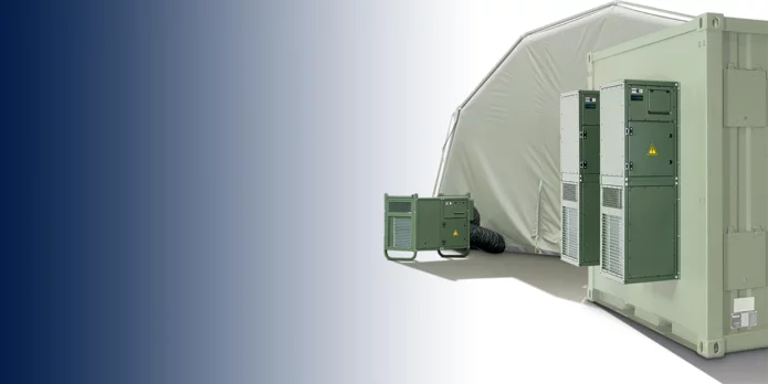  Klimasysteme und Testtechnik der Schunk Group für militärische Anwendungen – robust, zuverlässig und mobil einsetzbar