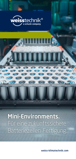 Mini-Environments für eine zukunftssichere Batteriezellen Fertigung