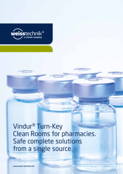 Vindur® Turnkey Clean Rooms for pharmacies