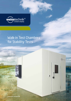 Walk-in Test Chambers for Stability Tests