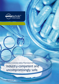 Product overview Weiss Pharmatechnik. Industry-competent and uncompromisingly safe.