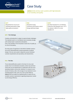 Case Study: Dry-room-systems